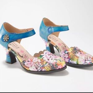 Spring Step L'Artiste Women's Floramaria Ankle Strap Shoe Heels